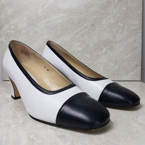 Etienne Aigner Bristol Navy and White Shoes